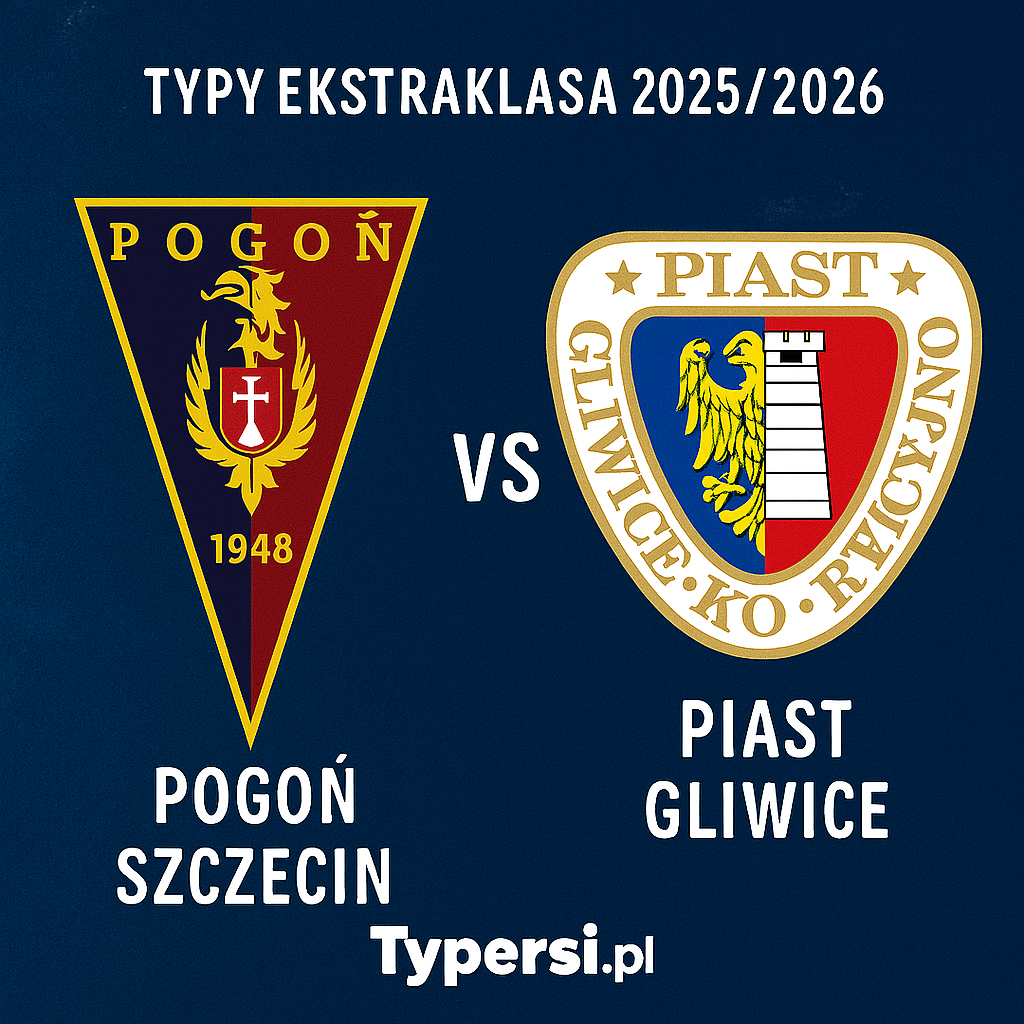 Typy Ekstraklasa 2025/2026: Pogoń Szczecin vs Piast Gliwice – 11 kolejka
