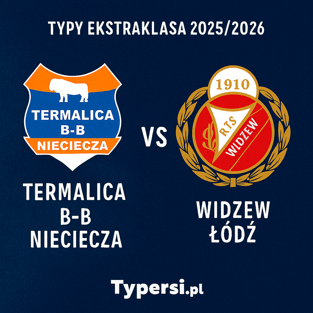 Typy Ekstraklasa 2025/2026: Termalica B-B Nieciecza vs Widzew Łódź – 11 kolejka