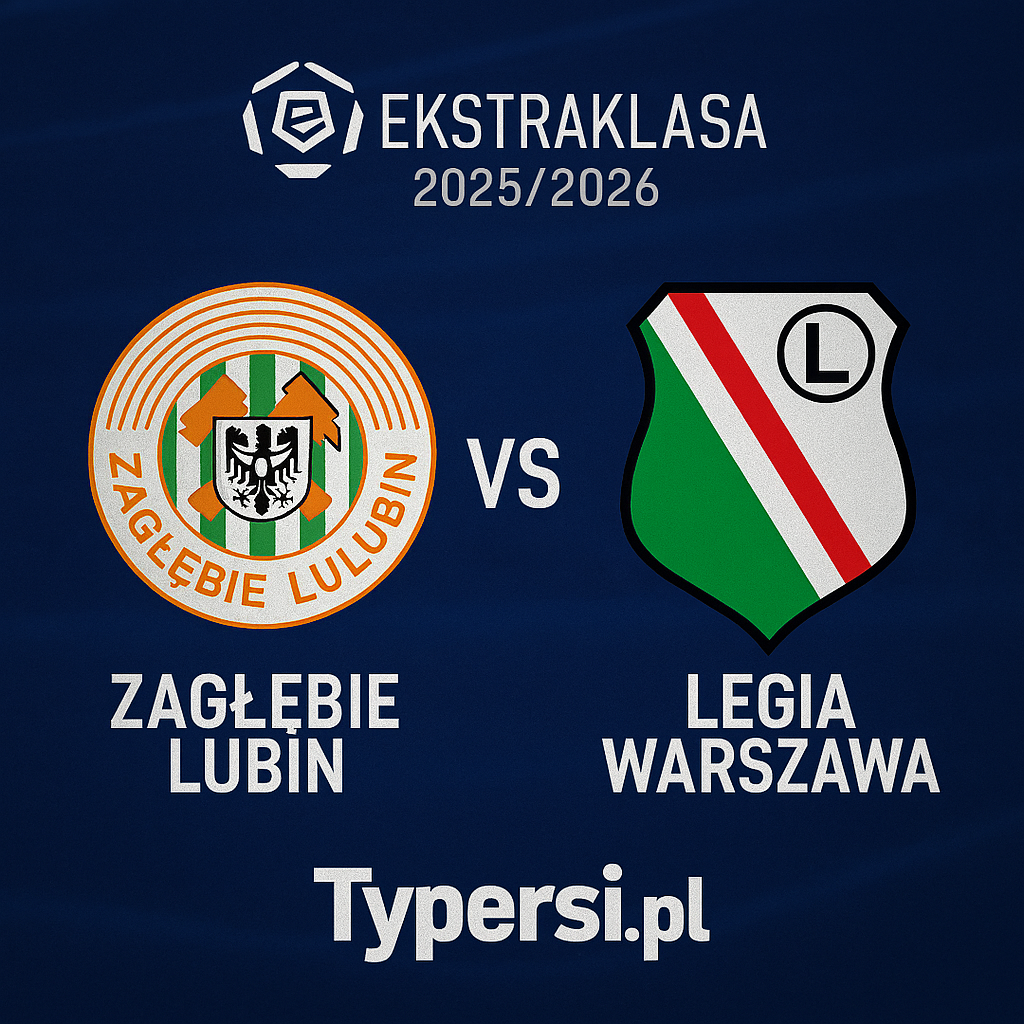Typy bukmacherskie Ekstraklasa 2025/2026 : Zagłębie Lubin vs Legia Warszawa - 12 kolejka