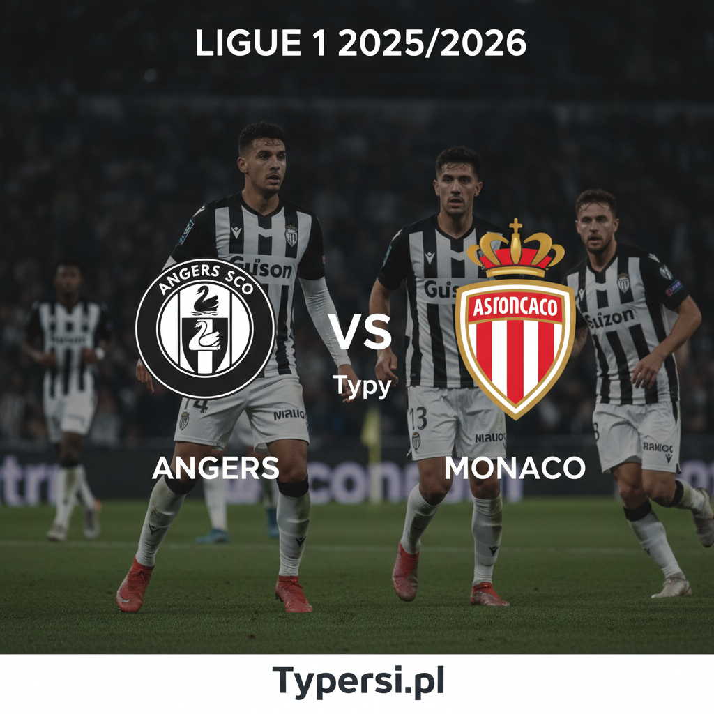 Typy bukmacherskie Ligue 1 2025/2026 : Angers vs Monaco - 8 kolejka