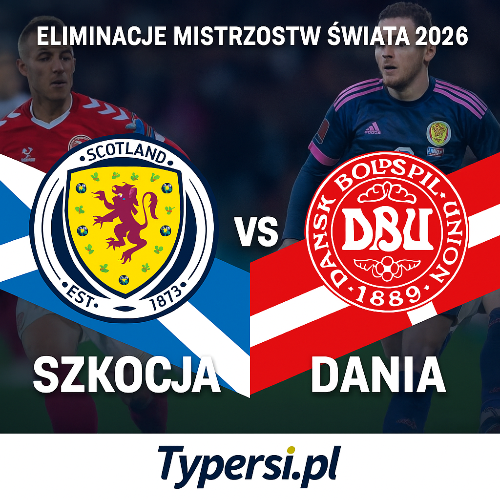 Typy Szkocja vs. Dania – 6. kolejka Eliminacji Mistrzostw Świata 2026