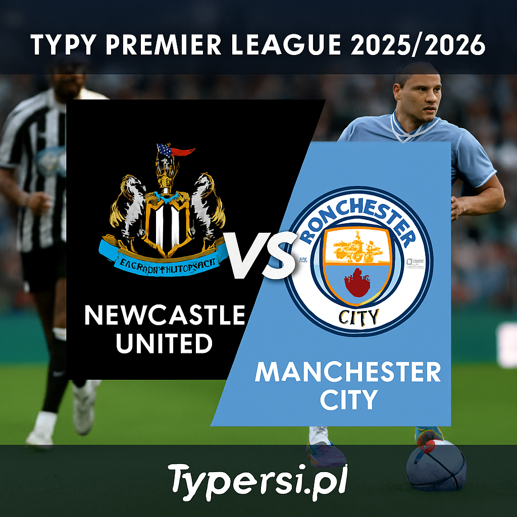 Typy Premier League 2025/2026: Newcastle United vs Manchester City – 12 kolejka