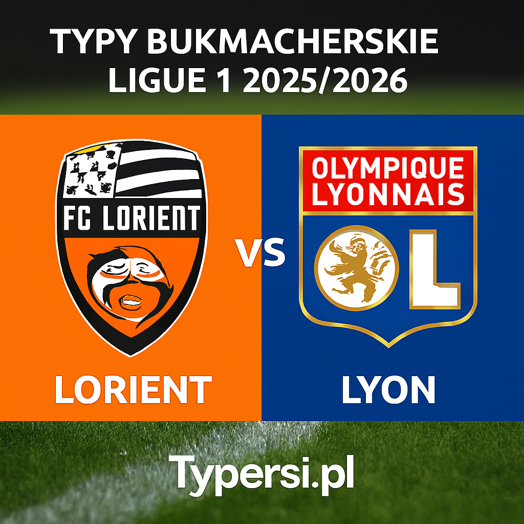 Typy bukmacherskie Ligue 1 2025/2026: Lorient vs Lyon - 15 kolejka