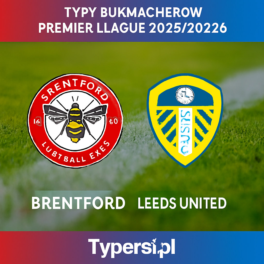 Typy bukmacherów Premier League 2025/2026: Brentford vs Leeds United - 16 kolejka