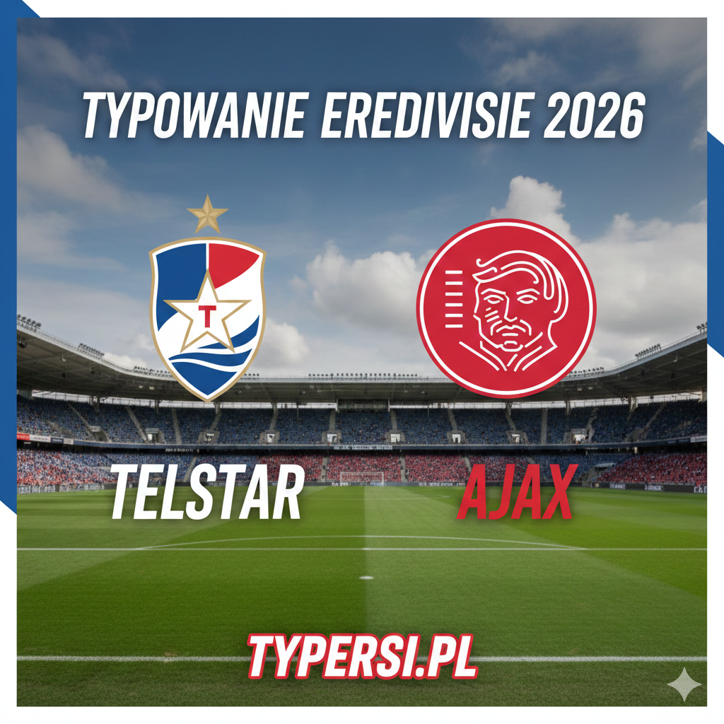 Typowanie Eredivisie 2026 : Telstar vs Ajax - 18 kolejka