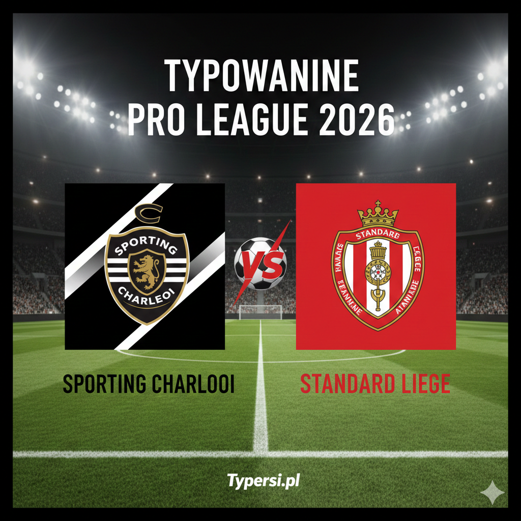 Typowanie Pro League 2026 : Sporting Charleroi vs Standard Liege - 21 kolejka