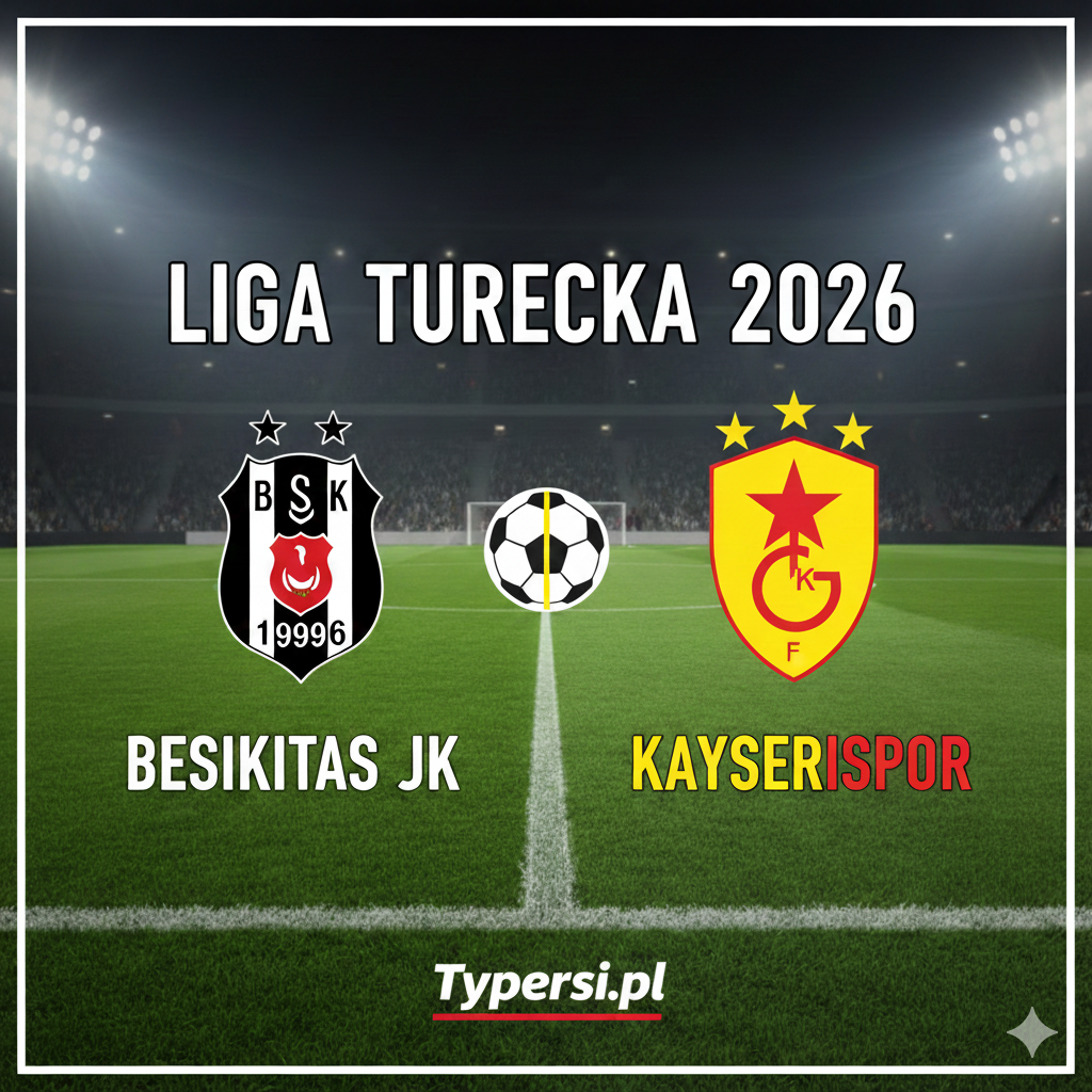 Typowanie Liga Turecka 2026 : Besiktas vs Kayserispor - 18 kolejka