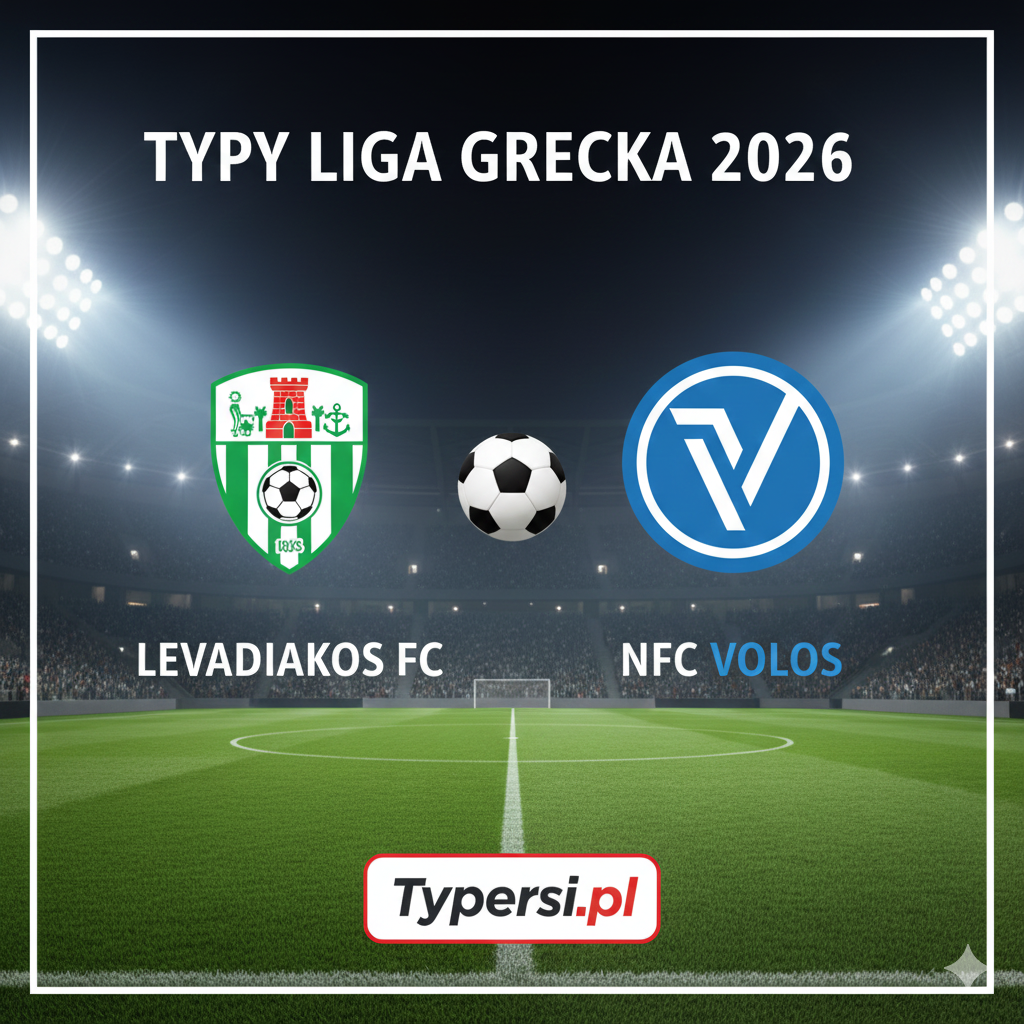 Typy bukmacherskie Liga Grecka 2026 : Levadiakos vs NFC Volos - 16 kolejka