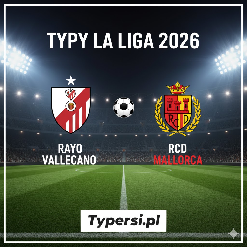 Typy bukmacherskie La Liga 2026 : Rayo Vallecano vs Mallorca - 20 kolejka