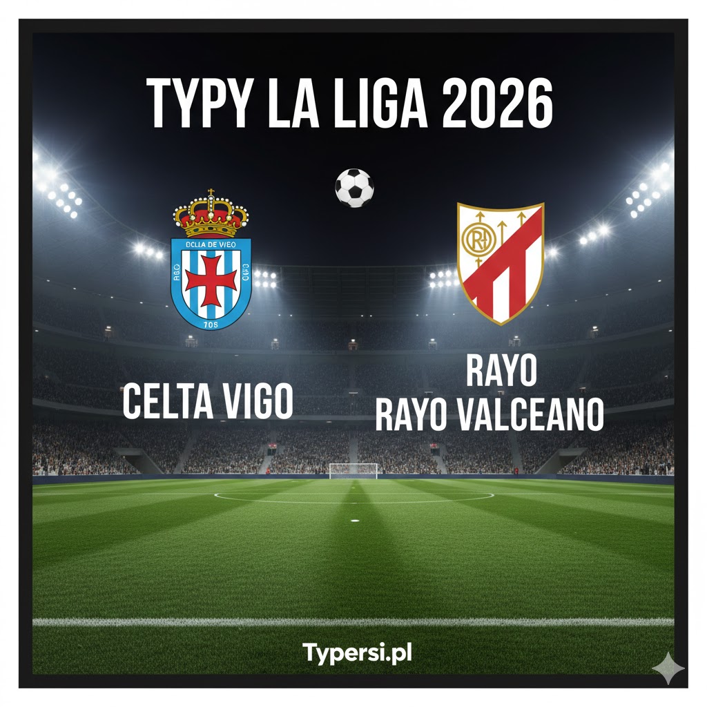 Typy La Liga 2026: Celta Vigo vs Rayo Vallecano - 20 kolejka