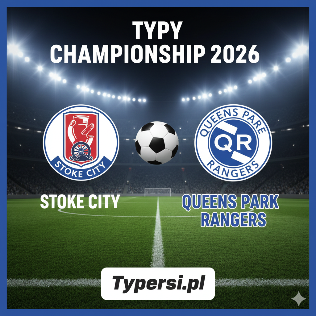Typy Bukmacherskie Championship 2026 : Stoke City vs Queens Park Rangers - 27 kolejka