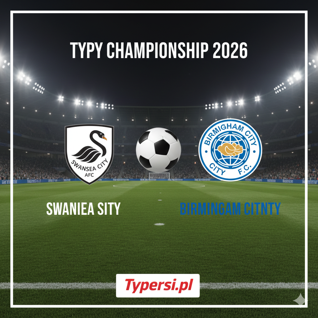 Typy Bukmacherskie Championship 2026 : Swansea City vs Birmingham City - 27 kolejka