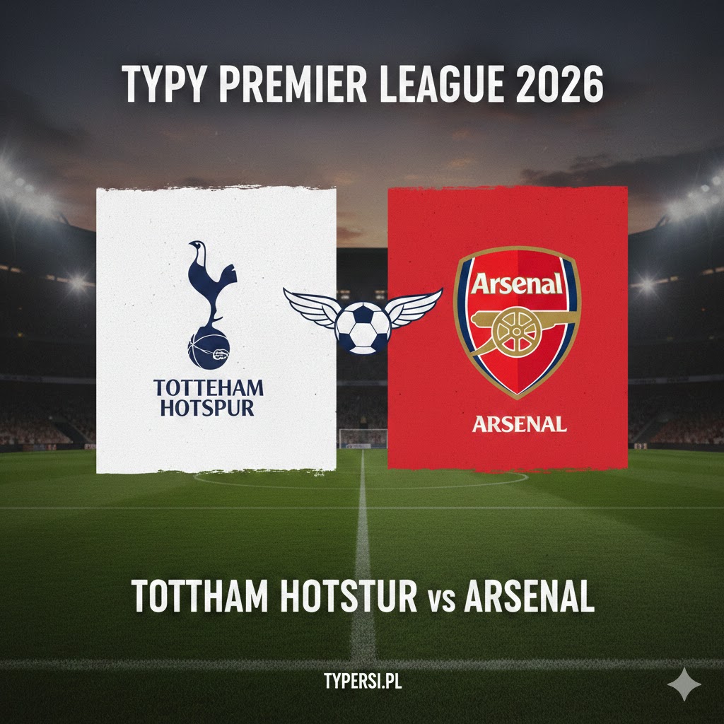 Typy Premier League 2026 : Tottenham Hotspur vs Arsenal - 27 kolejka