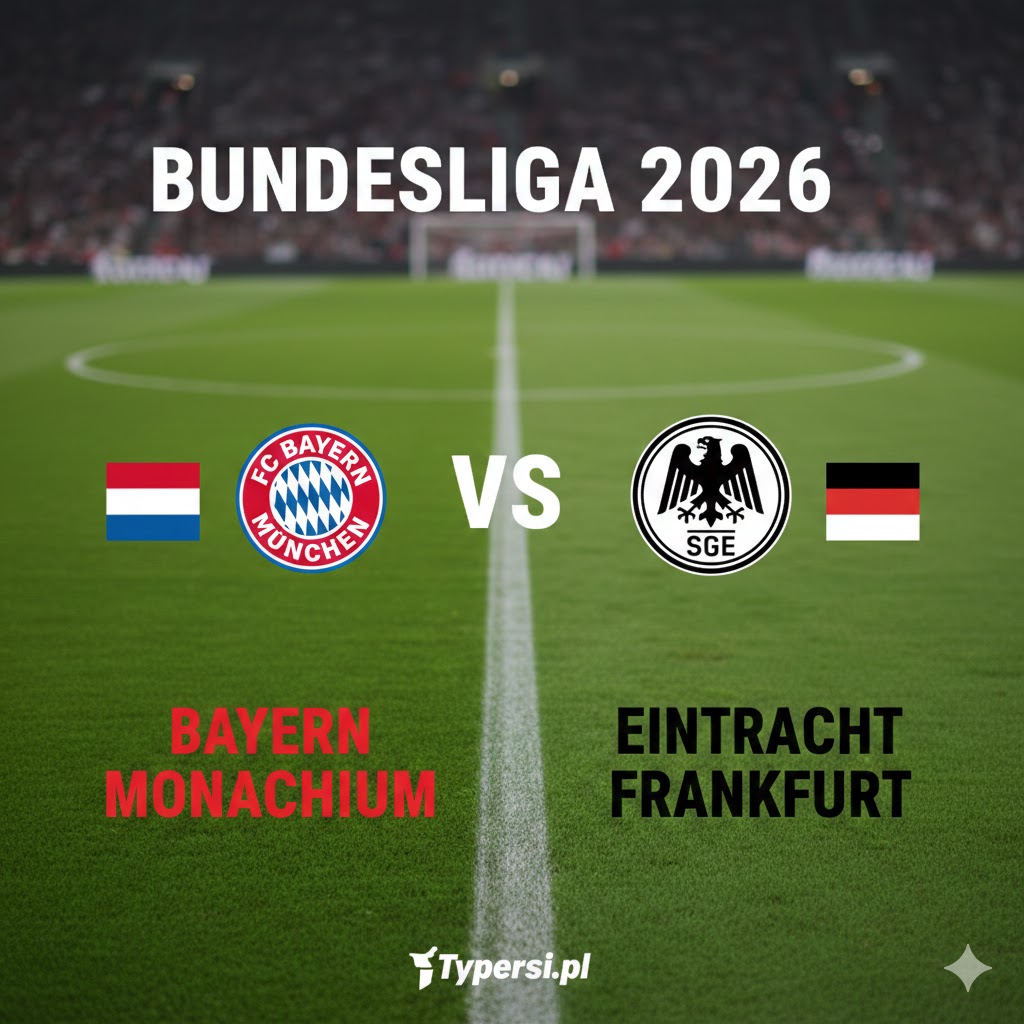 Typy Bundesliga 2026 : Bayern Monachium vs Eintracht Frankfurt - 23 kolejka