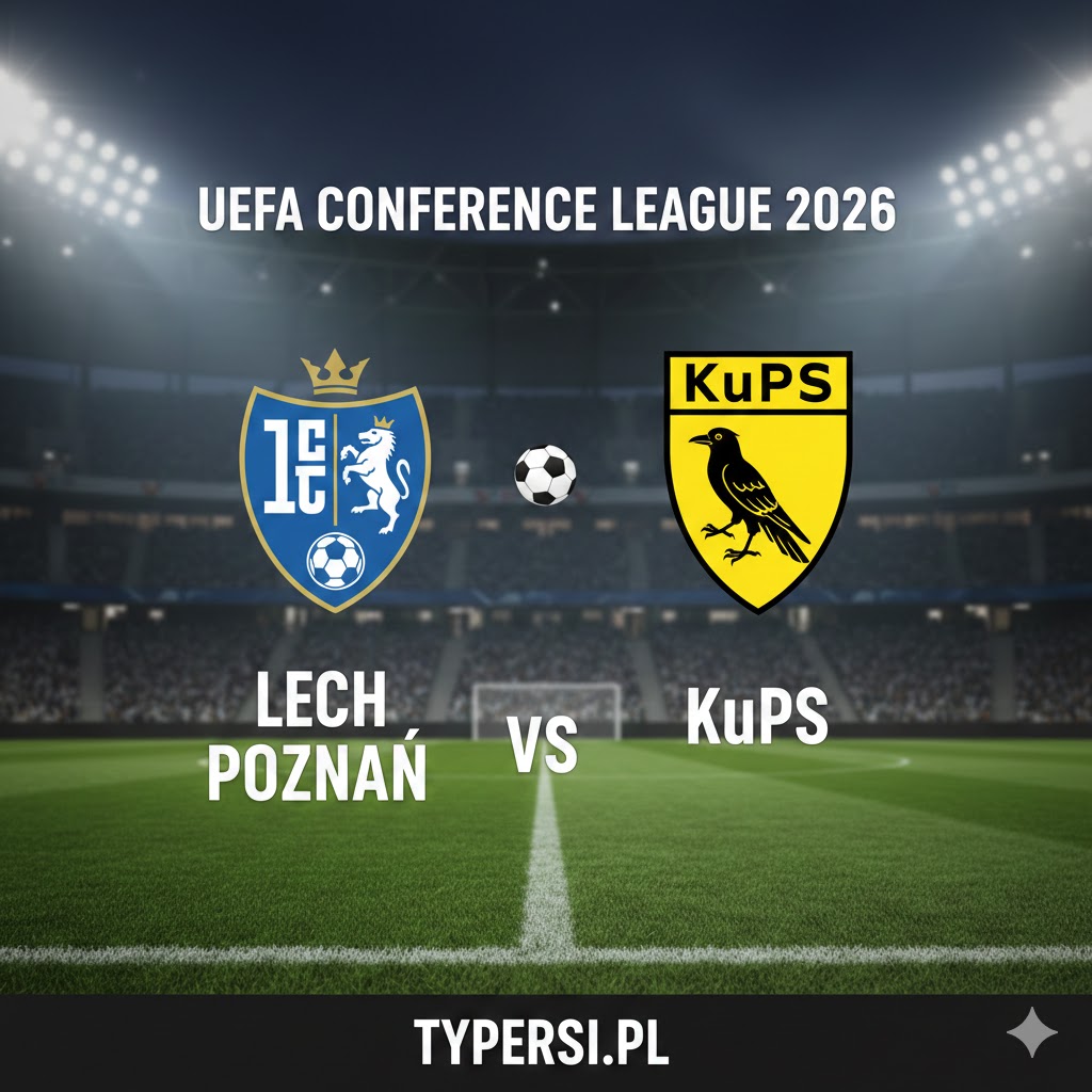 Typowanie Liga Konferencji Europy 2026: Lech Poznań vs KuPS - 1/16