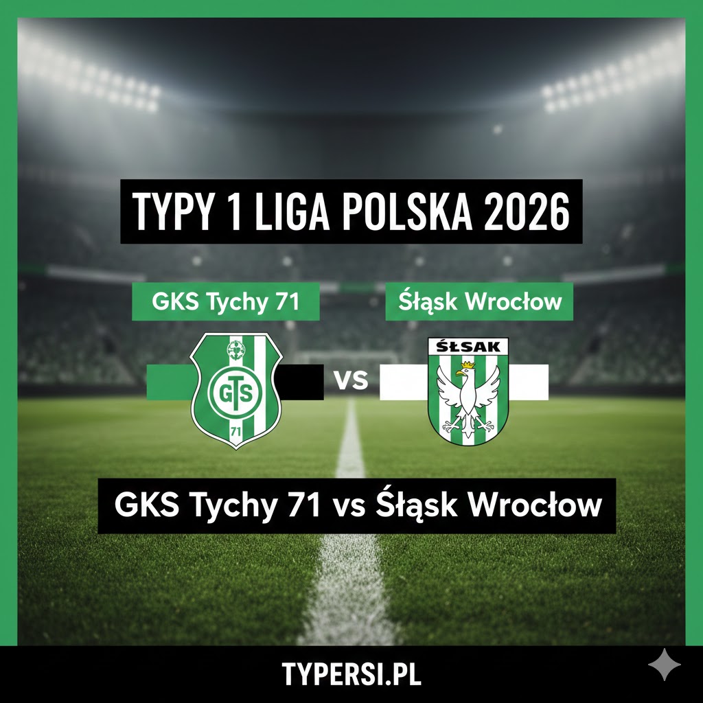 Typowanie 1 liga polska 2026 : GKS Tychy 71 vs Śląsk Wrocław - 25 kolejka