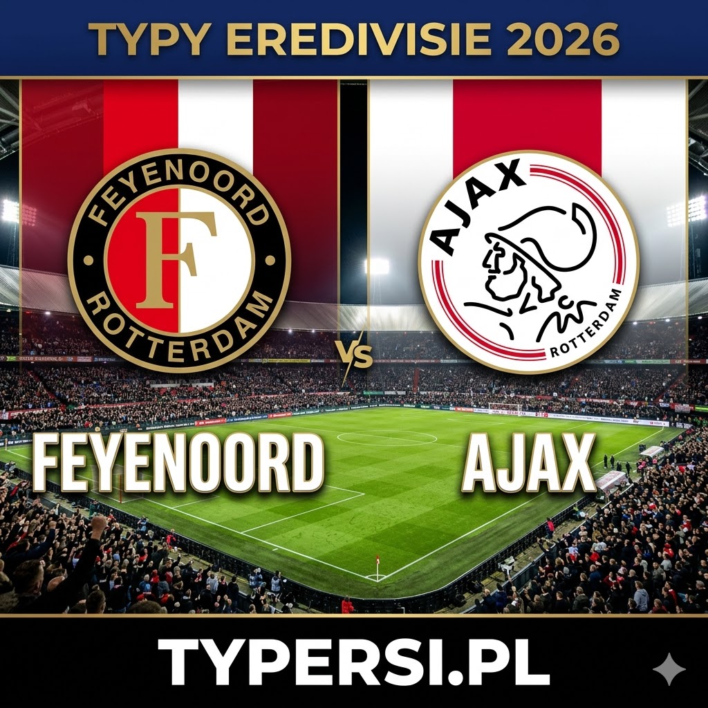 Typy na Dziś : Feyenoord vs Ajax - 28 kolejka Eredivisie 2026