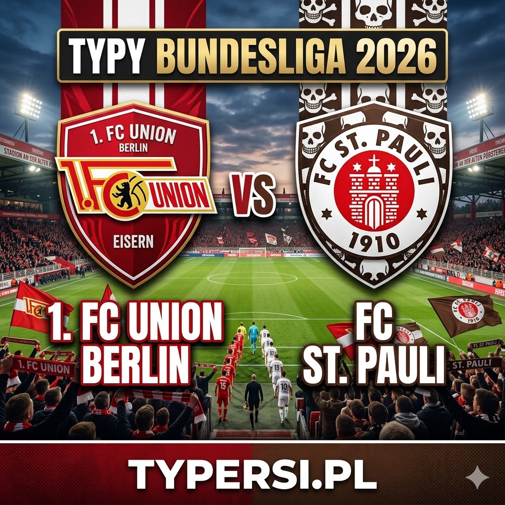 Typy Bukmacherów Bundesliga 2026 : Union Berlin vs St. Pauli - 28 kolejka