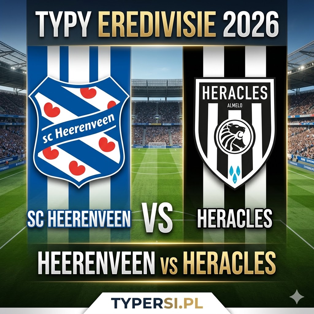 Typy Bukmacherów Eredivisie 2026 : SC Heerenveen vs Heracles - 29 kolejka