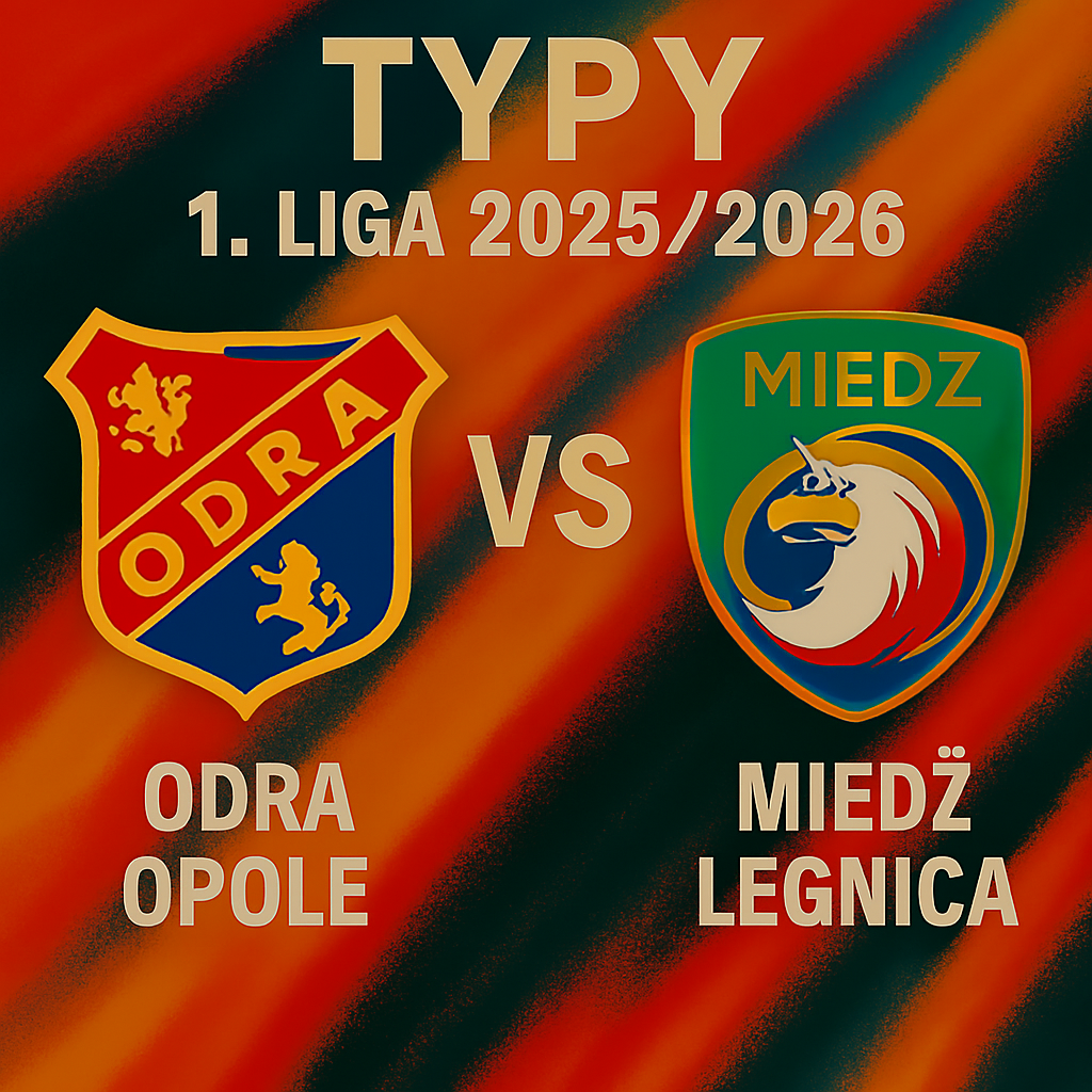Typy 1. liga 2025/2026: Odra Opole vs Miedź Legnica – 2 kolejka