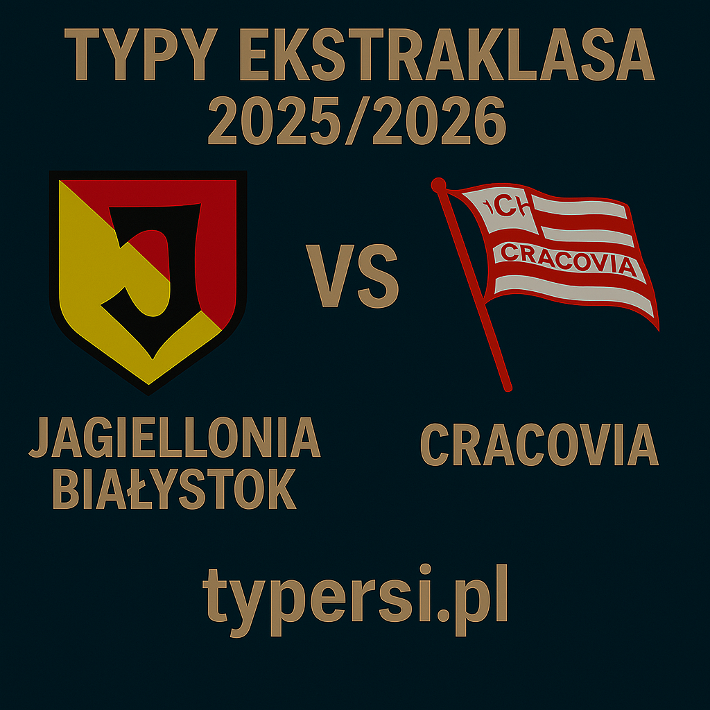 Typy Ekstraklasa 2025/2026: Jagiellonia Białystok vs Cracovia Kraków – 4 kolejka