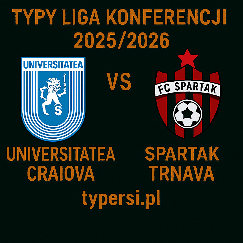 Typy na Jutro - Universitatea Craiova vs Spartak Trnava(Liga Konferencji 2025/2026)