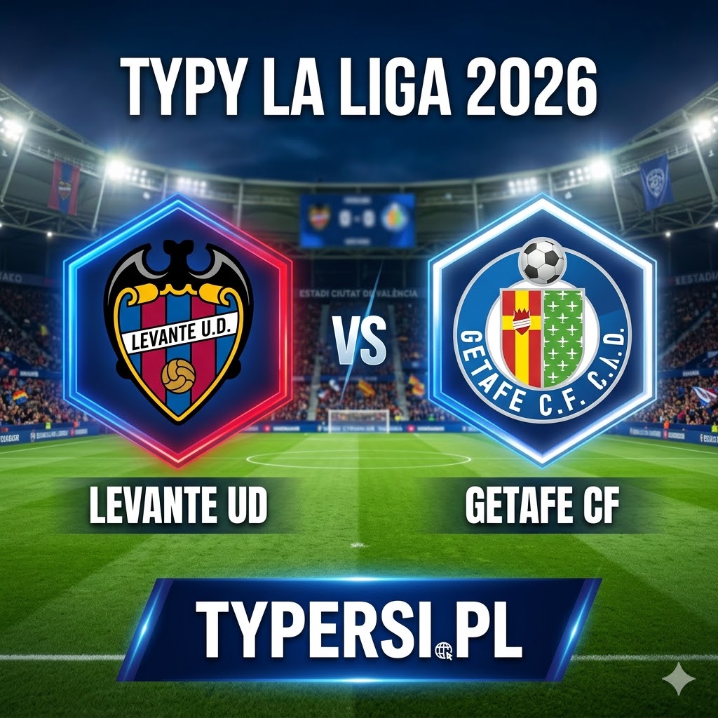 Typy Bukmacherów La Liga 2026 : Levante vs Getafe - 31 kolejka